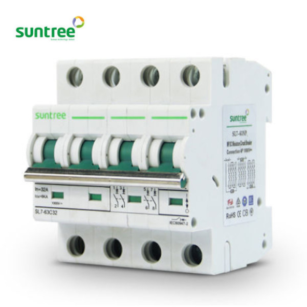 Interruptor Termomagnetico de CC 1000V SL7-63 4P  40A 4 Polos