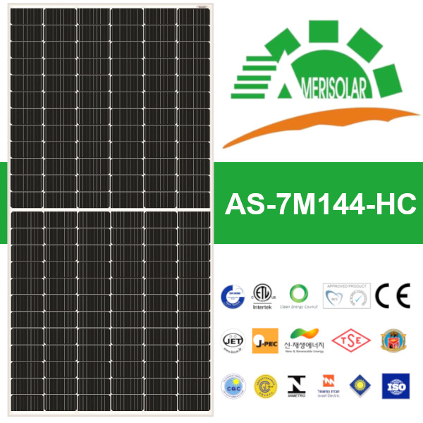 Panel N-Type Mono Amerisolar 144c 580Wp - AS-7M144-HC-580W