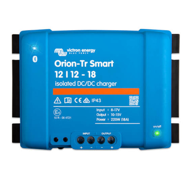 Cargador DC/DC Aislado Victron Orion-Tr Smart 12/12-18A (220W)