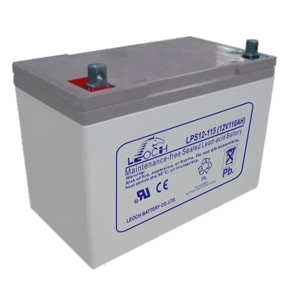 Bateria LEOCH ciclo profundo VRLA AGM sin mant. 12V 110Ah - SKU: BA00064