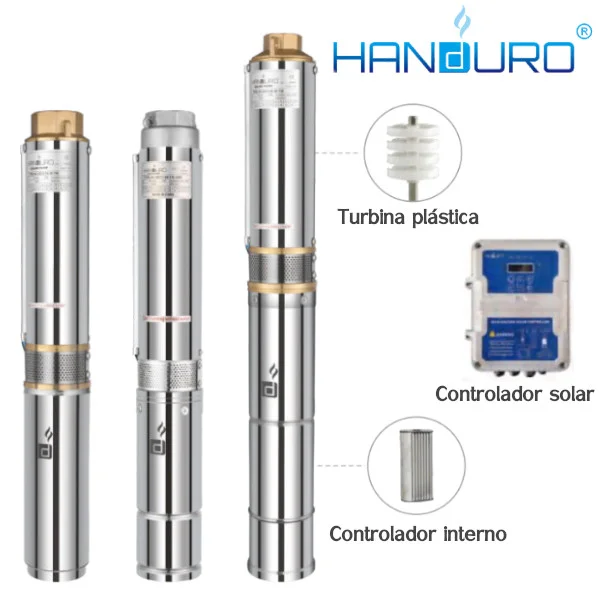 Bomba Sumergible Handuro HD-4SC30-50-280-2200-HV - 4' - SKU: BO00052