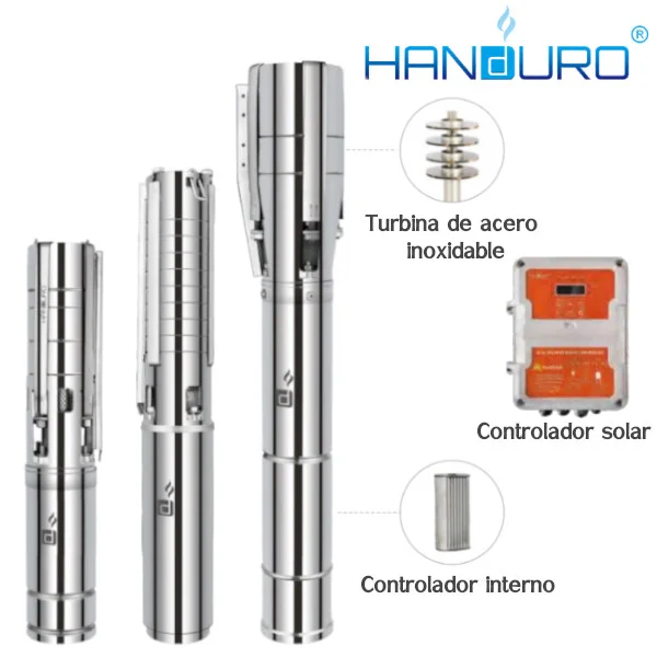 Bomba Sumergible Handuro HD-4SSC9-120-280-2200-A/D - 4' - SKU: BO00043