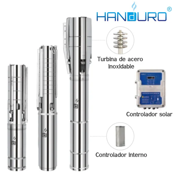 Bomba Sumergible Handuro HD-6SSC52-48-300-3000-HV - 6' - SKU: BO00053