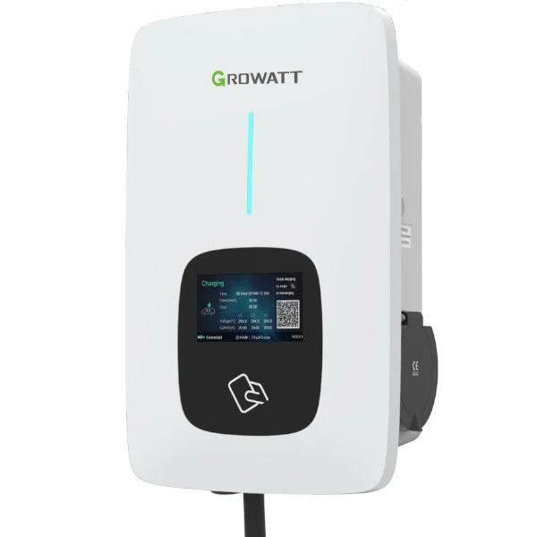 Cargador de Vehicular Growatt THOR 11AS-P 11kW Trifasico - SKU: EV00002