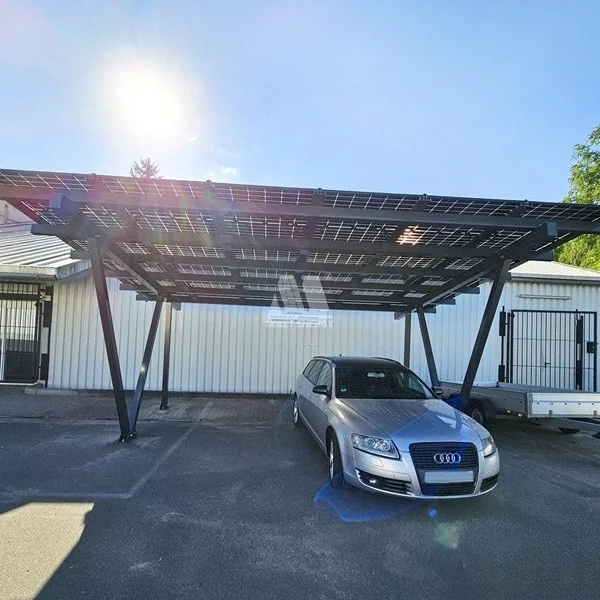 Estructura vehicular para paneles solares MIBET - (Carport) - SKU: ES00020