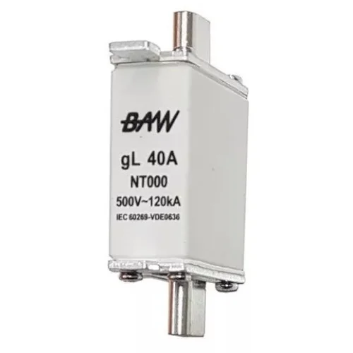 Fusible NH 000 6-100A 120kA BAW - SKU: AC00069