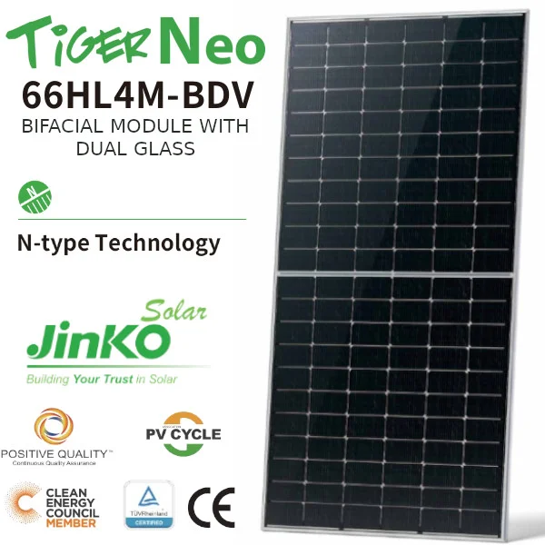 Panel Bifacial N-Type Mono Jinko Tiger Pro 620Wp 66HL4M-BDV - SKU: PV00079