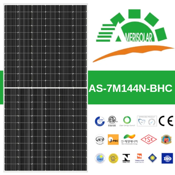 Panel N-Type Bifacial Amerisolar 144c 600Wp - AS-7M144N-BHC-600W - SKU: PV00097